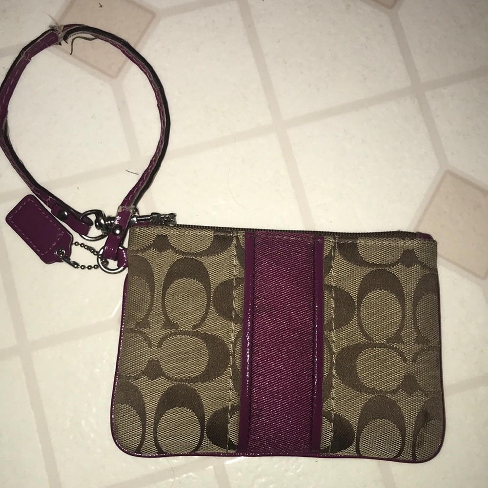Coach wristlet
